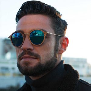 Sonnenbrille Aqua Holz Wasser Model Selected Collection
