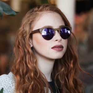 Sonnenbrille Neu Holz Model ginger readhead terra zebra