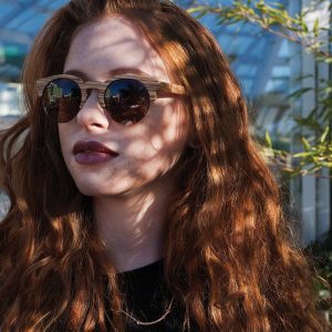 Sonnenbrille Neu Holz Model ginger readhead terra zebra